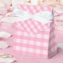Berry Sweet Pink Gingham Baby Showbox Geschenkschachtel
