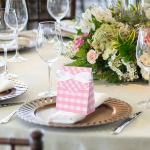 Berry Sweet Pink Gingham Babyparty-Geschenkbox Geschenkschachtel