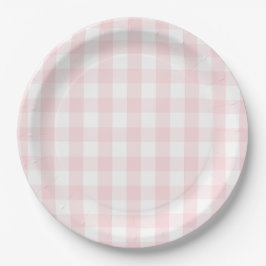 Berry Sweet Pink Gingham Birthday Party Pappteller