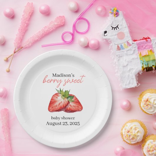 Berry Sweet Plate Pappteller (Party)