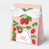 Berry Sweet Raspberry Kindergeburtstag Party - Geschenkschachtel (Vorderseite)