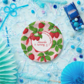 Berry Sweet Raspberry Kindergeburtstag Party - Pappteller (Party)