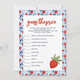 Berry Sweet rät den Preis Einladung