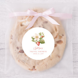 Berry Sweet Red Strawberry Brautparty Sticker