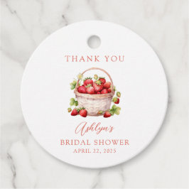 Berry Sweet Red Strawberry Vielen Dank für Ihre Un Geschenkanhänger