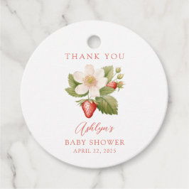 Berry Sweet Red Strawberry Vielen Dank für Ihre Un Geschenkanhänger