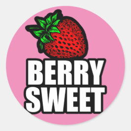 Berry Sweet Runder Aufkleber