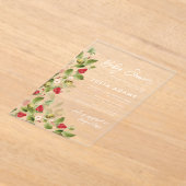 Berry Sweet Shower Acryleinladungen (Ablage )