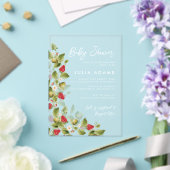 Berry Sweet Shower Acryleinladungen (In Situ (Hochzeit))