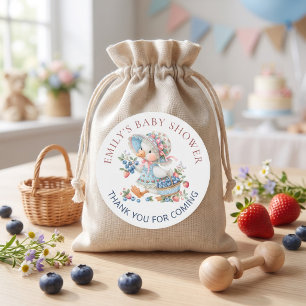 Berry Sweet Silly Goose Baby Shower Danke Runder Aufkleber