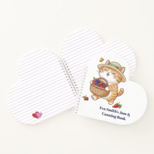 Berry Sweet Sommer Tage   Kawaii Katze Spiralnotiz Notizblock