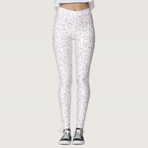 Berry Sweet Speckled Pink & Lila Dots Leggings