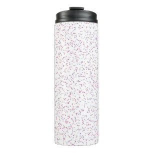 Berry Sweet Speckled Pink & Lila Dots Thermosbecher