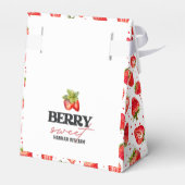 Berry Sweet Strawberries Babydusche Geschenkschachtel (Rückseite)