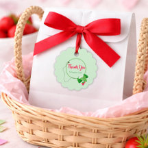 Berry Sweet Strawberry 1. Geburtstag Danke