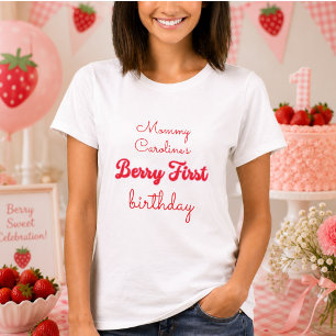 Berry Sweet Strawberry 1. Geburtstagsfeier T-Shirt