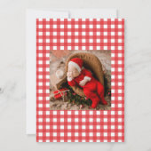 Berry Sweet Strawberry 1st Birthday Party Einladung (Rückseite)