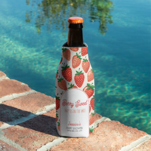 Berry Sweet Strawberry Baby Shower Cooler Flaschenkühler