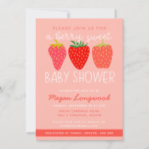 Berry Sweet Strawberry Baby Shower