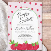 Berry Sweet Strawberry Baby Shower Einladung