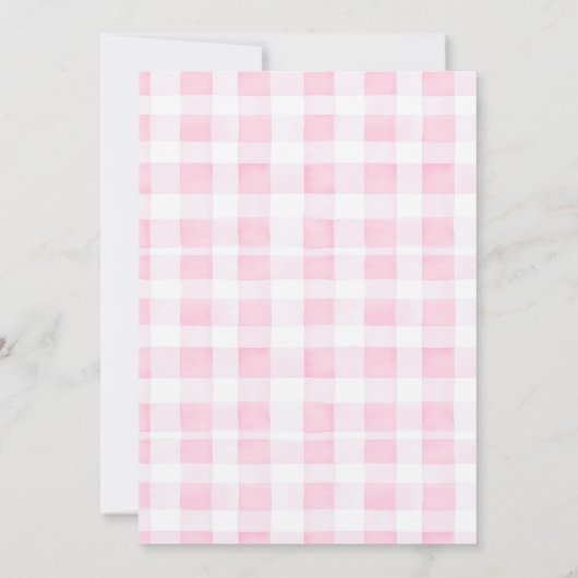 Berry Sweet Strawberry Baby Shower Einladung (Rückseite)