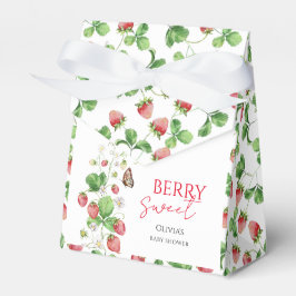 Berry Sweet Strawberry Baby Shower Geschenkschachtel