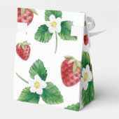 Berry Sweet Strawberry Baby Shower Geschenkschachtel (Rückseite)