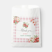 Berry Sweet Strawberry Baby Shower Geschenktütchen (Vorderseite)