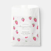 Berry Sweet Strawberry Baby Shower Geschenktütchen (Vorderseite)