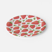 Berry Sweet Strawberry Baby Shower Pappteller (Schrägansicht)