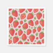 Berry Sweet Strawberry Baby Shower Serviette (Vorderseite)
