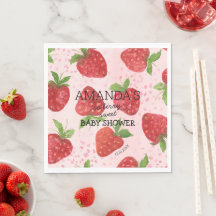 Berry Sweet Strawberry Baby Shower