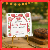 Berry Sweet Strawberry Baby Shower Serviette
