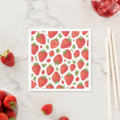 Berry Sweet Strawberry Baby Shower Serviette (Beispiel)