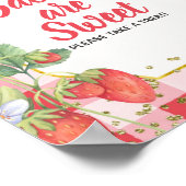 Berry Sweet Strawberry Babys sind Süßes Poster (Ecke)