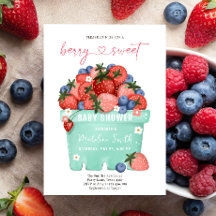Berry Sweet Strawberry Bauern Market Baby Dusche