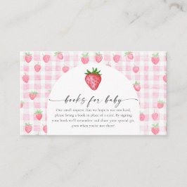 Berry Sweet Strawberry Bay Duschenschließkarte Begleitkarte