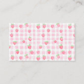 Berry Sweet Strawberry Bay Duschenschließkarte Begleitkarte (Rückseite)