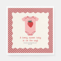 Berry Sweet Strawberry Bodysuit Babydusche