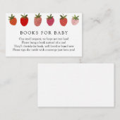 Berry Sweet Strawberry Books for Baby insert card (Vorne/Hinten)