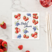 Berry Sweet Strawberry Brautparty Serviette (Beispiel)