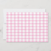 Berry Sweet Strawberry Erster Geburtstag Einladung (Rückseite)