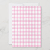 Berry Sweet Strawberry Erster Geburtstag Einladung (Rückseite)