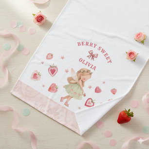 Berry Sweet Strawberry Fairy Girls Geburtstagsgesc Badehandtuch