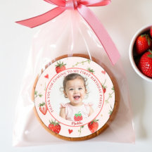 Berry Sweet Strawberry Farmhouse Chic 1. Geburtsta
