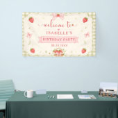 Berry Sweet Strawberry Geburtstag Banner (Messeveranstaltung)