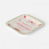 Berry Sweet Strawberry Geburtstag Pappteller (Gewinkelt)
