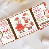 Berry Sweet Strawberry Geburtstagskarte Einladung