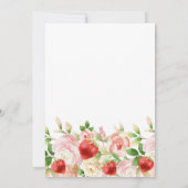 Berry Sweet Strawberry Girl's Birthday Einladung (Rückseite)