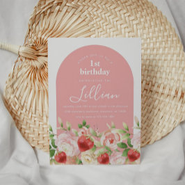 Berry Sweet Strawberry Girl's Birthday Einladung